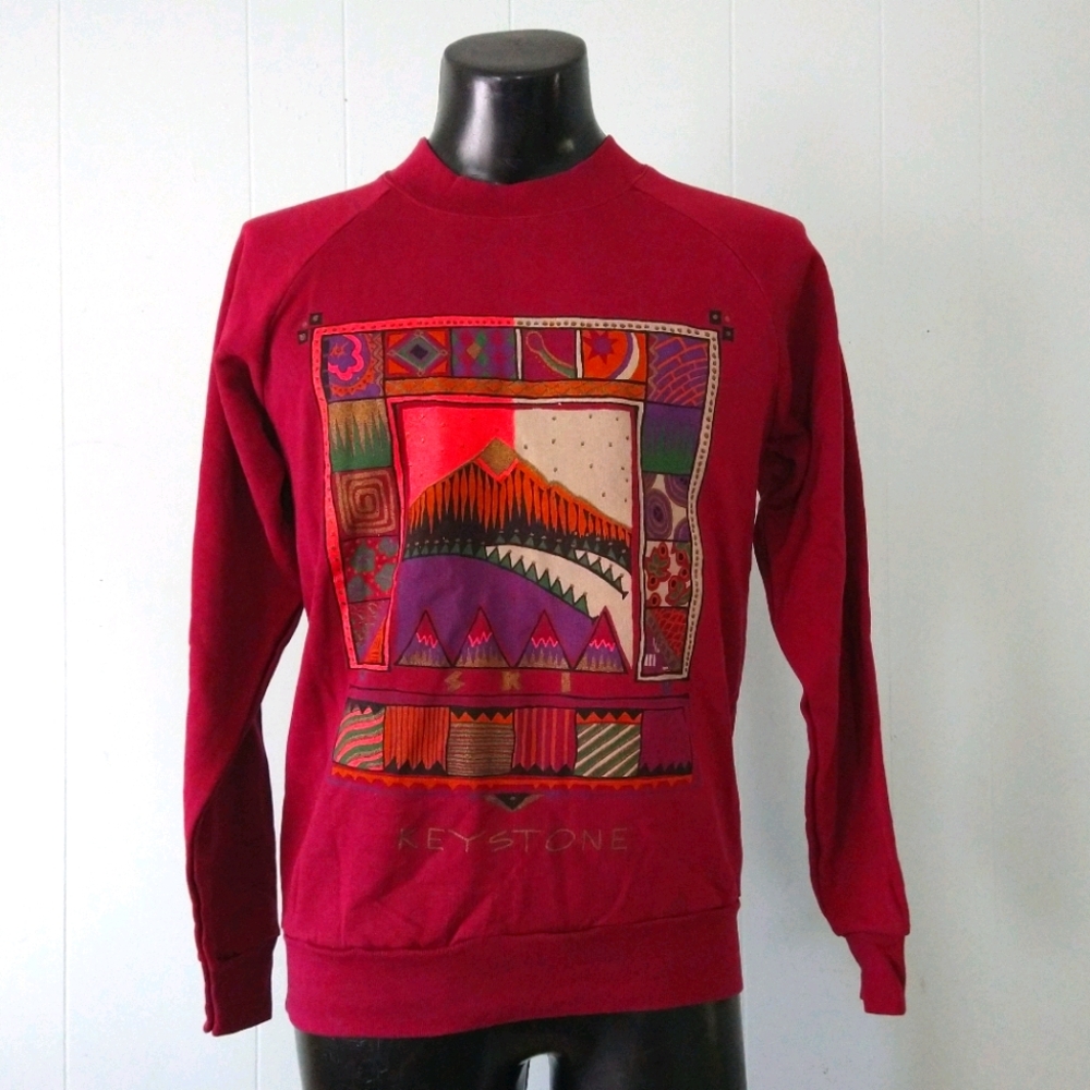 Vintage Sweatshirt Ski Keystone Colorado Vintage